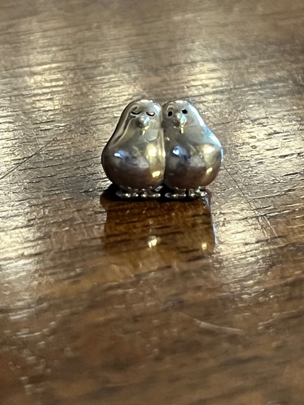 Chamilia sterling 925 silver Lovebirds bracelet charm bead